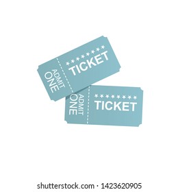 Ticket icons isolated. Vector illustration. vector graphics of tickets for cinema, plane, theater, cinema