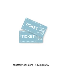 Ticket icons isolated. Vector illustration. vector graphics of tickets for cinema, plane, theater, cinema