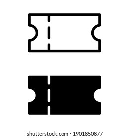 Ticket icons, Vector illustration eps.10