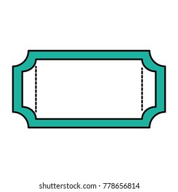 Ticket of label coupon and event theme Isolated design Vector illustration