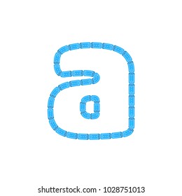 A Ticket Letter Logo Icon Design