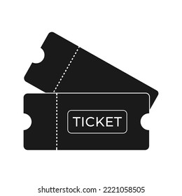 Ticket line art. Outline ticket icon. Vector
