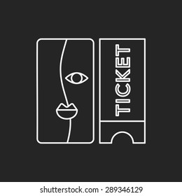 ticket line icon