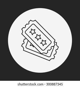 ticket line icon