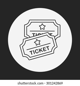 ticket line icon