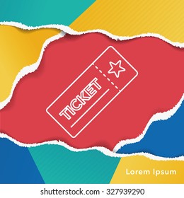 ticket line icon