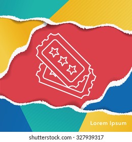 ticket line icon
