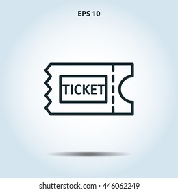 Ticket Line Icon