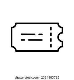 Icono de la línea de entrada. Aislado sobre fondo blanco. Color negro. Para diseño web, aplicación, interfaz de usuario