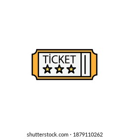 icono de la línea de entrada. Los signos y símbolos se pueden utilizar para web, logotipo, aplicación móvil, interfaz de usuario, UX en fondo blanco.