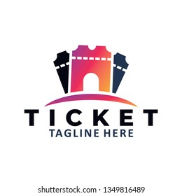 ticket logo icon