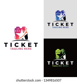 ticket logo icon