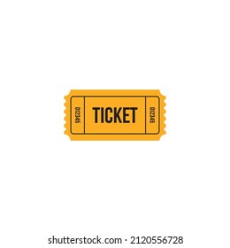 Ticket logo or icon design