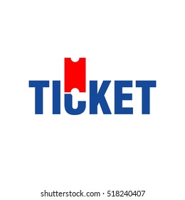 Ticket Logo Vector