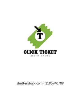 Ticket logo vector. Business logo template. Ticket or coupon logo vector concept