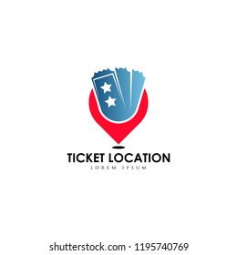 Ticket logo vector. Business logo template. Ticket or coupon logo vector concept