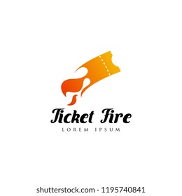 Ticket logo vector. Business logo template. Ticket or coupon logo vector concept