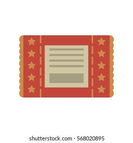 ticket movie cinema theater vector illustration eps 10