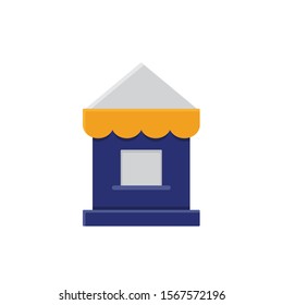 ticket office icon vector flat style design