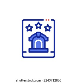 ticket office icon. vector illustration