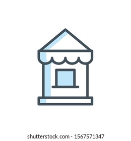 ticket office icon vector modern style design