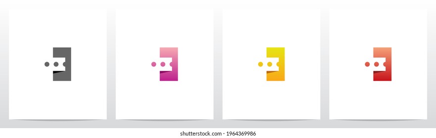 Ticket On Letter Logo Design I