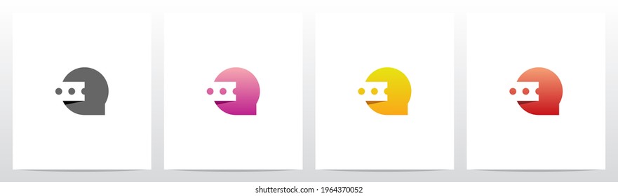 Ticket On Letter Logo Design Q