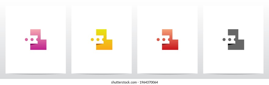 Ticket On Letter Logo Design L