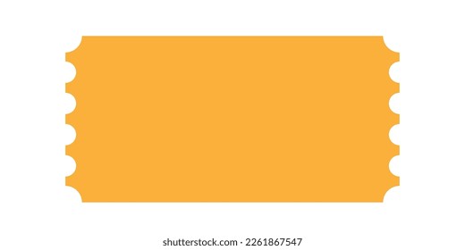 Ticket over transparent background illustration