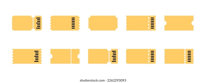 Ticket over transparent background illustration