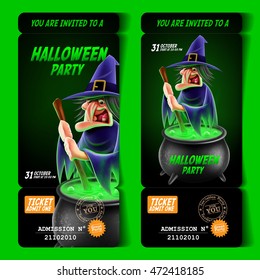 ticket party with witch