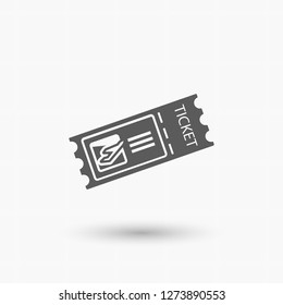  ticket plane, icon. Vector  Eps 10 