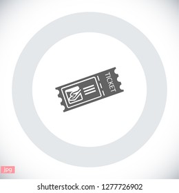  ticket plane, icon. Vector  Eps 10 