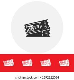  ticket plane, icon. Vector  Eps 10 . Lorem Ipsum Flat Design 