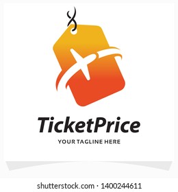 Ticket Price Logo Design Template