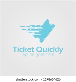 Ticket Quickly Logo Template Design