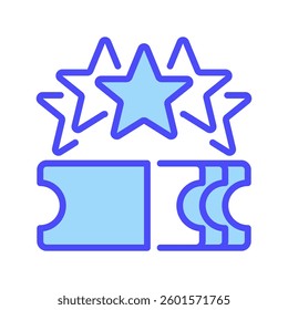 Ticket Sales Line Icon, Outline Symbol for Event Booking, Online Ticketing, Concert Entry, Admission Passes, and Reservation System. Vector Sign Icon.