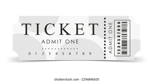 Ticket Sample Ticket Design Template Vector Stock Vector (royalty Free 