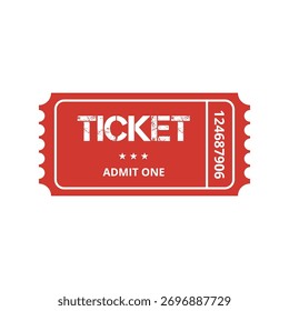Ticket set, old style. Admit one ticket, Vintage, retro ticket, concert and festival event, movie theater coupon: vector paper and digital samples icon.