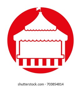 ticket shop carnival icon