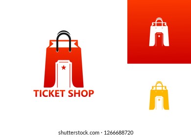 Ticket Shop Logo Template Design Vector Stock Vector (Royalty Free ...