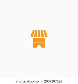 ilustración vectorial de la tienda de entradas