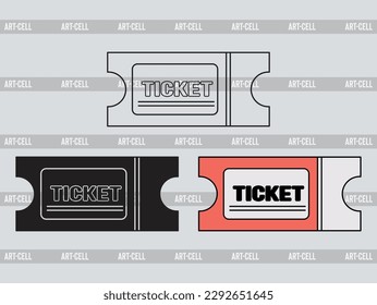 Ticket SVG, Ticket Clipart, Ticket Silhouette, Train Ticket SVG svg