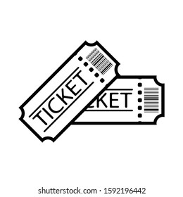 Ticket Symbol Icon Vector Illustration