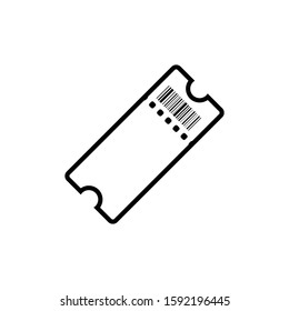 Ticket Symbol Icon Vector Illustration
