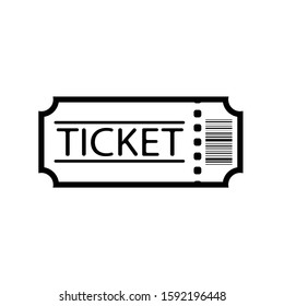 Ticket Symbol Icon Vector Illustration