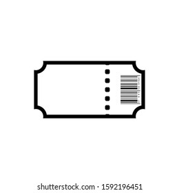 Ticket Symbol Icon Vector Illustration