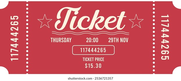 Ticket Template, game, arcade, show and more	
