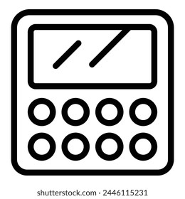 Ticket terminal icon outline vector. Travel digital machine. Passenger station checkout