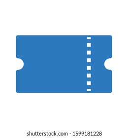 ticket vector glyph color icon 